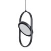 Minimalistyczna lampa wisząca czarna LED ELIPSE MINI 60217A-S